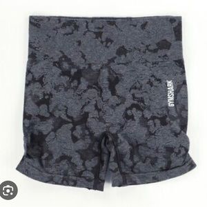 Gymshark grey camp high rise biker shorts M